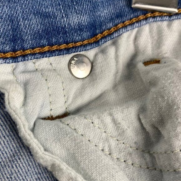 Hudson Blue Light Wash Natalie Midrise Ankle Super Skinny Distressed Jeans 29 - Picture 6 of 14